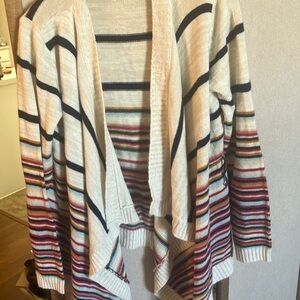 FINAL MARKDOWN Pink Rose Cardigan Sweater medium